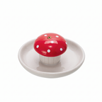 Cute Mushroom Ceramic Incense Holder
