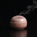 Ru Glazed Censer with Upward-Facing Lotus Petals