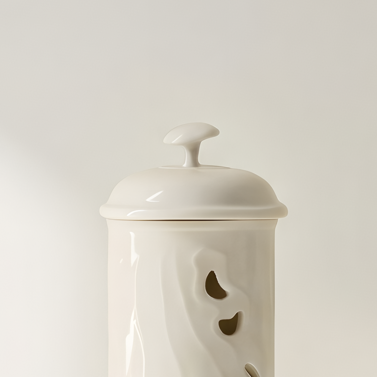 Wood Ash Glaze Ceramic Incense Holder