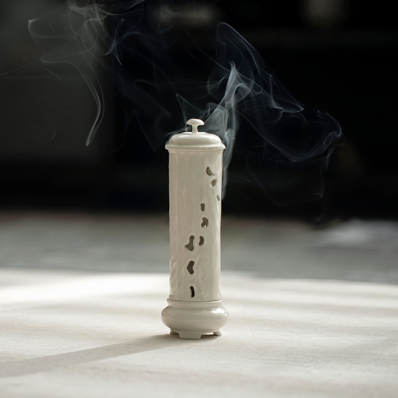 Wood Ash Glaze Ceramic Incense Holder